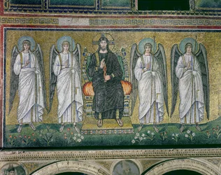 Cristo entronizado com os anjos (mosaico)